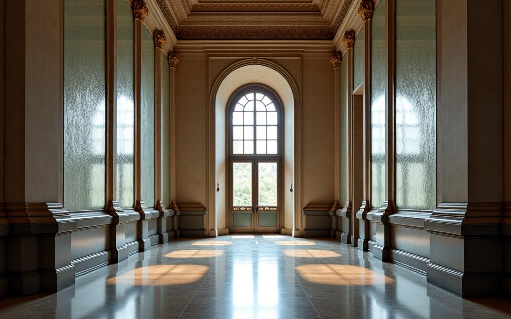 Government building glass conservation project