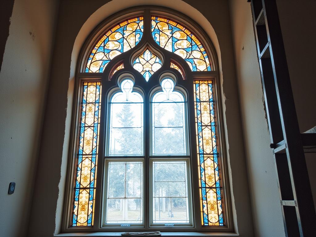 Protective storm glazing installation